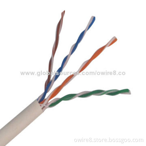 1,000ft Cat5e UTP Cable with LSZH Jacket, OEM Orders Welcomed